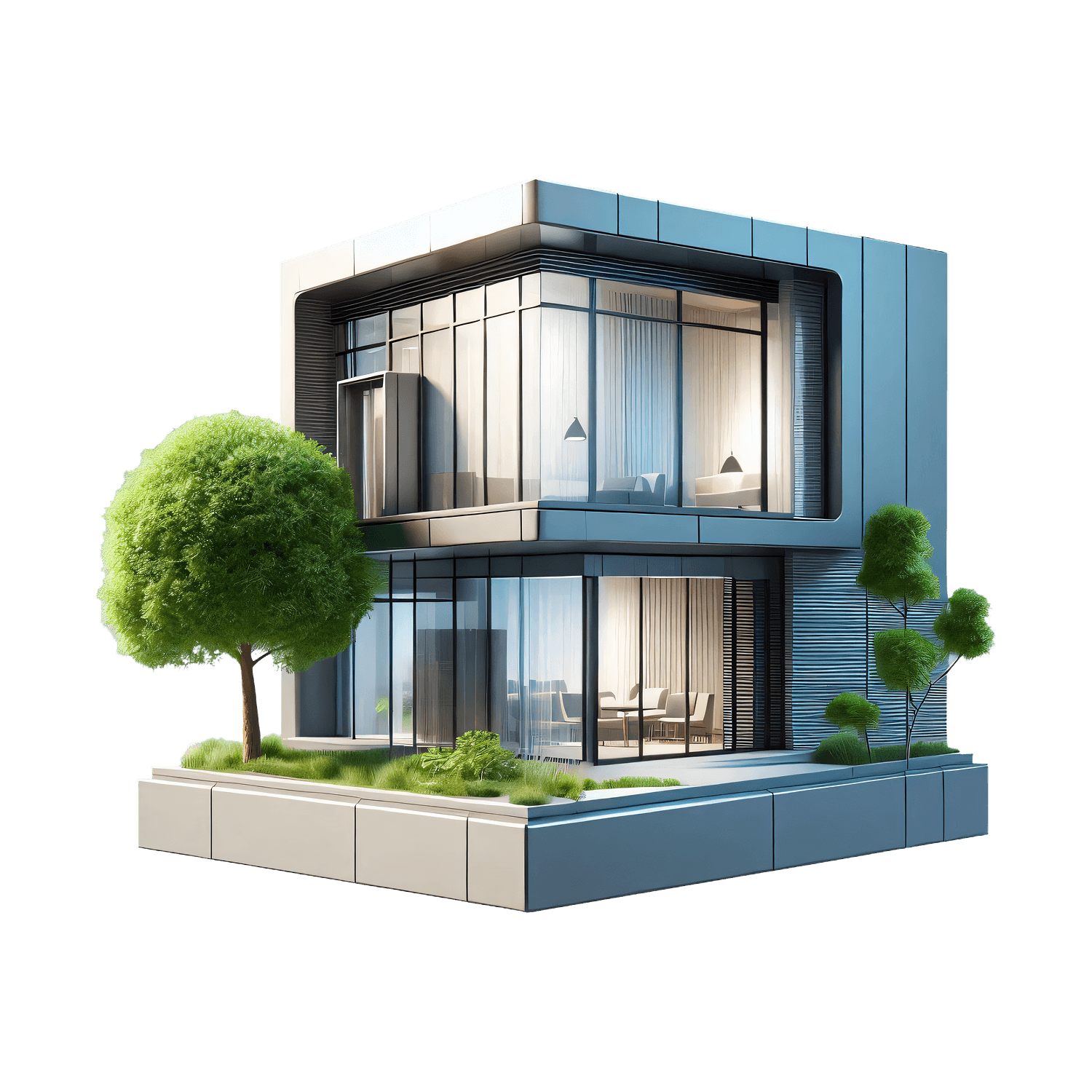 Modern House Rendering